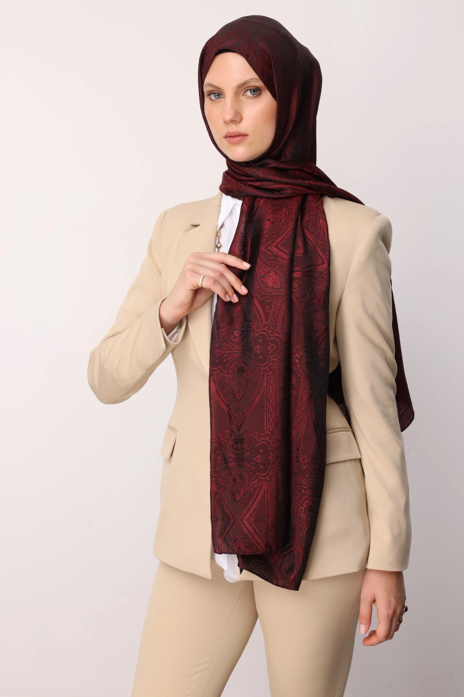 Liva Desen Shine Line Şal