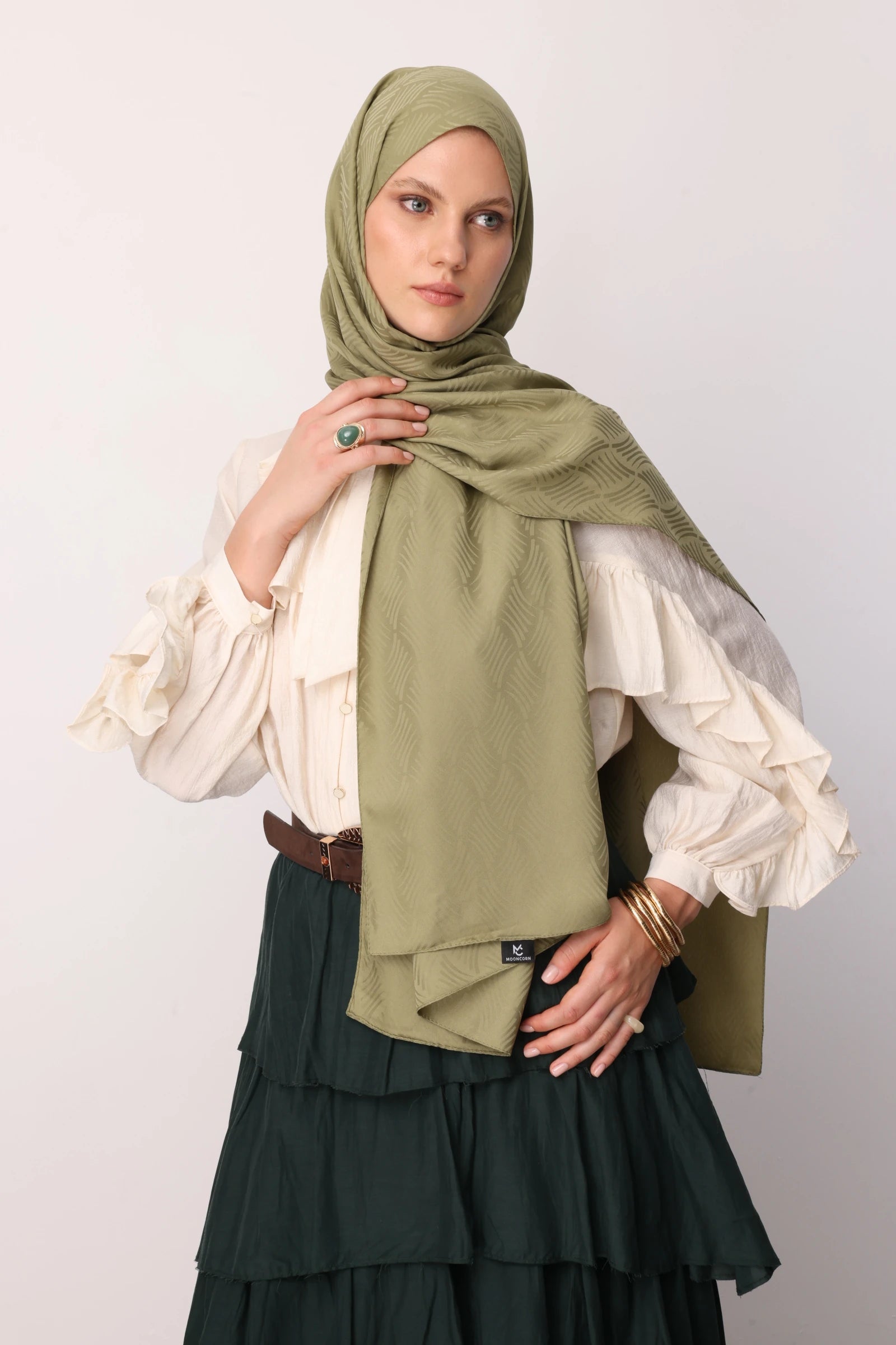 Aura Desen İpeksi Jakar Şal