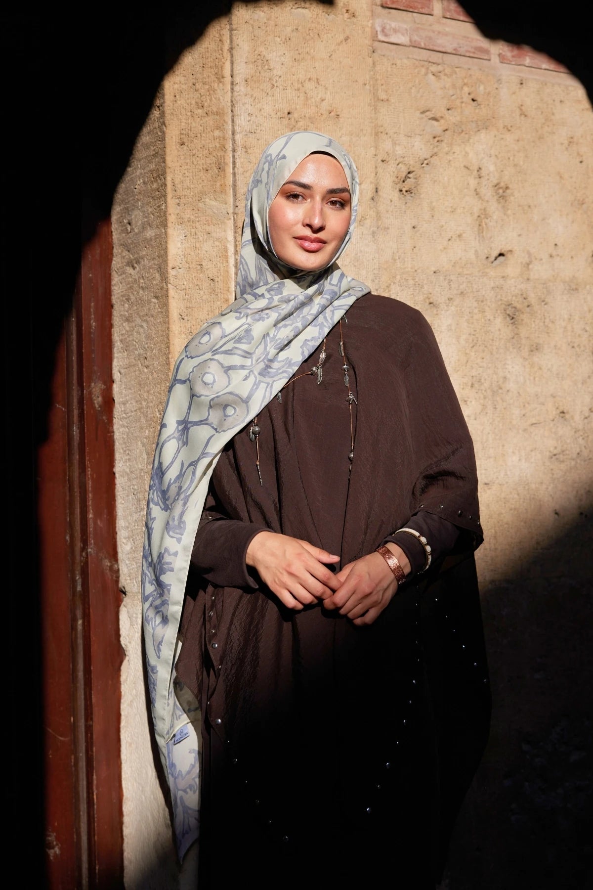 Yaren Desen Sakura İpek Şal