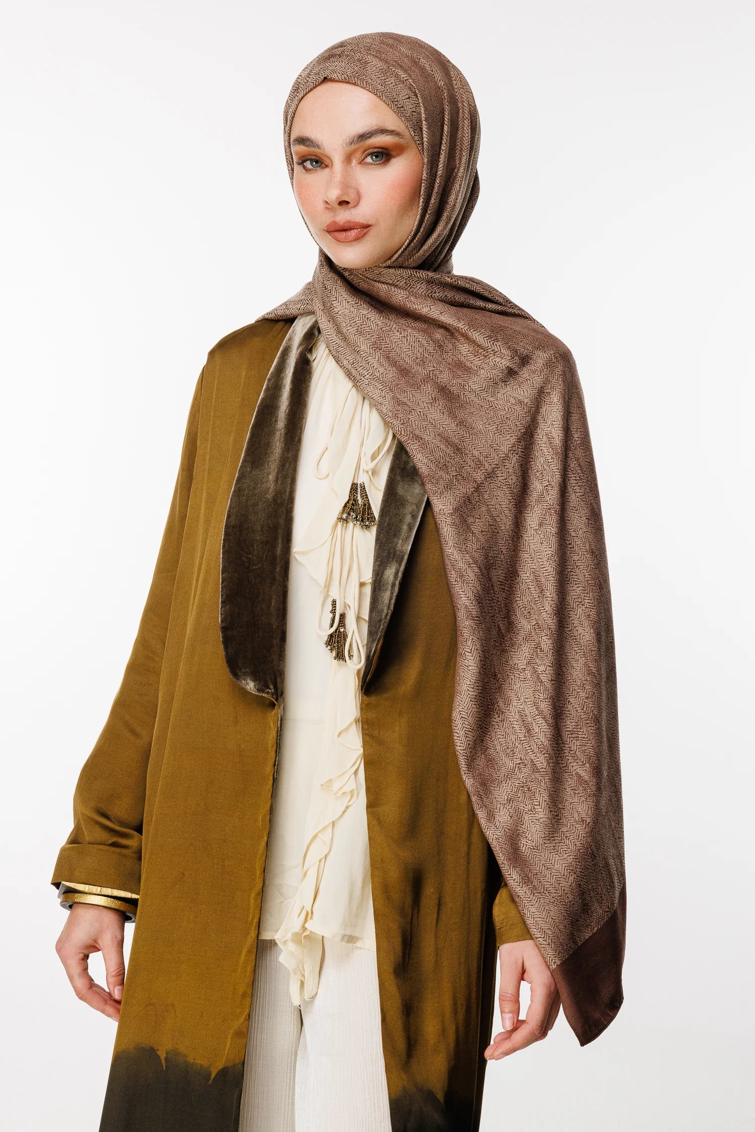 Sahra Desen Çift Taraflı Şal