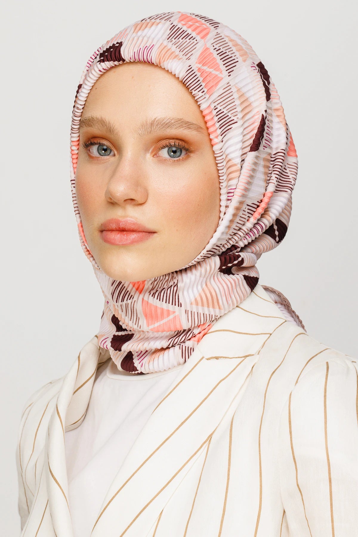 Prizma Desen Pilise Eşarp