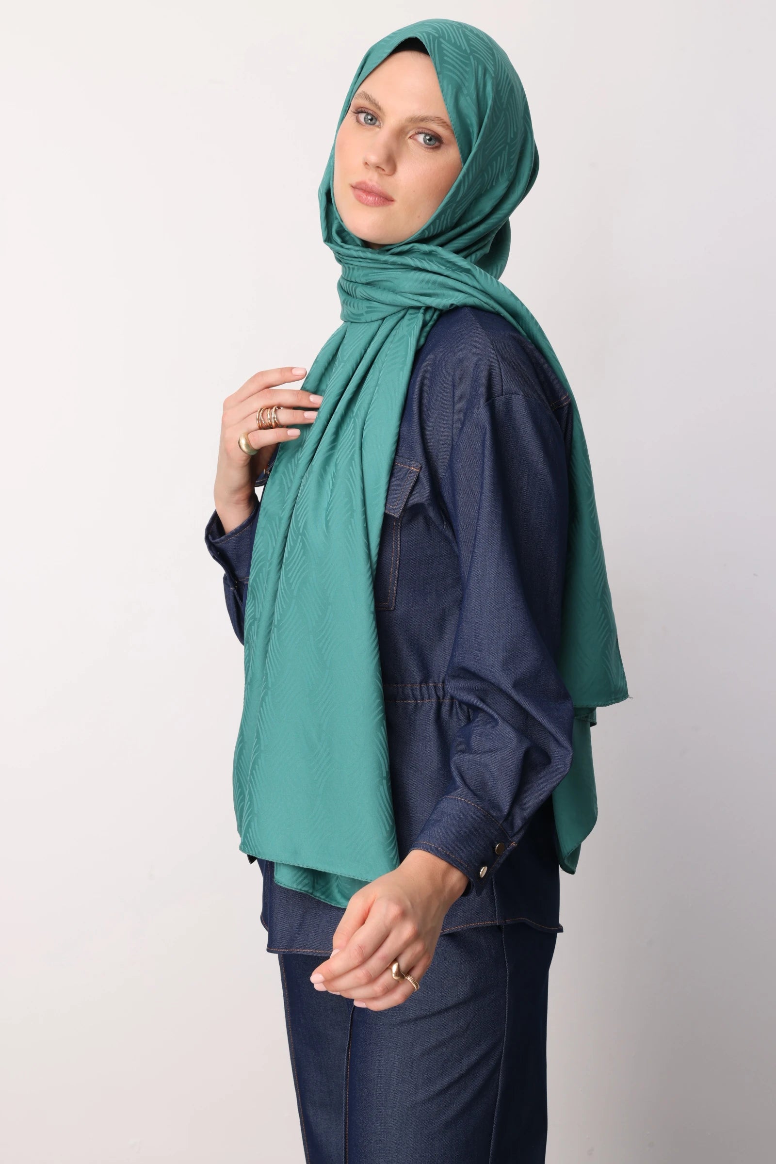 Aura Desen İpeksi Jakar Şal