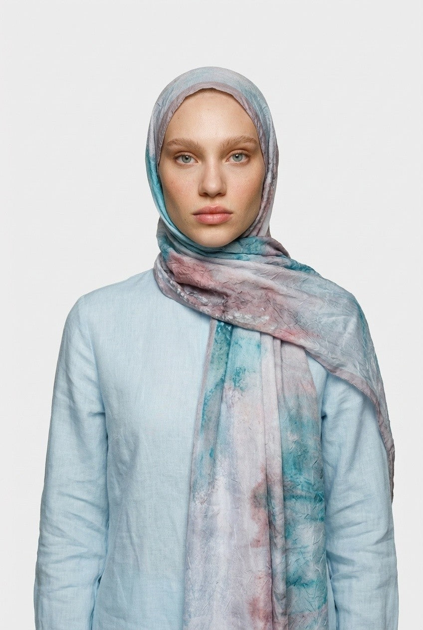 Aqua Desen Neo Crash Şal