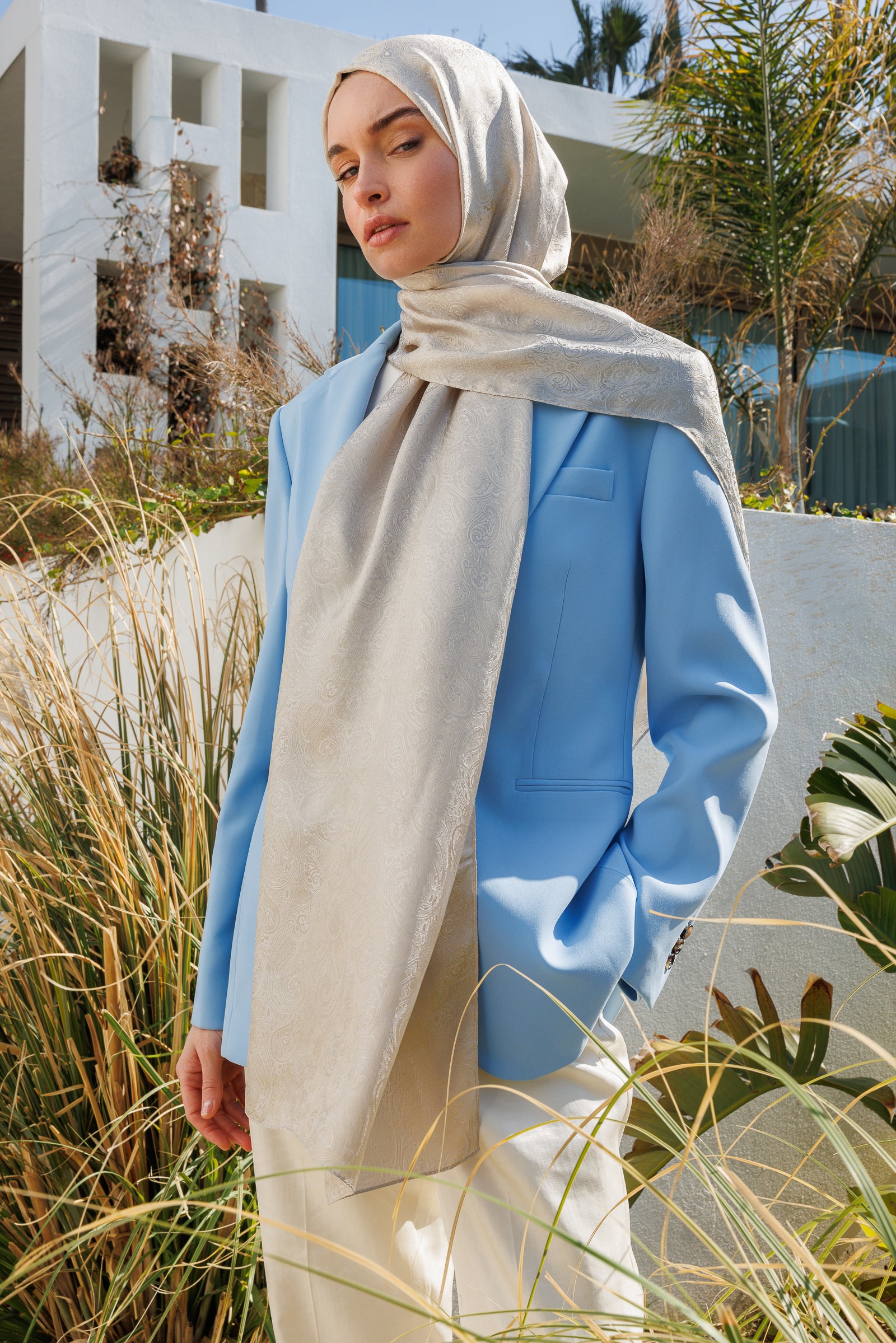 Soler Desen Shine Line Şal