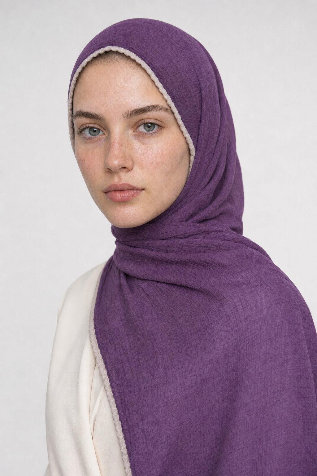Müslin Şal - Lila