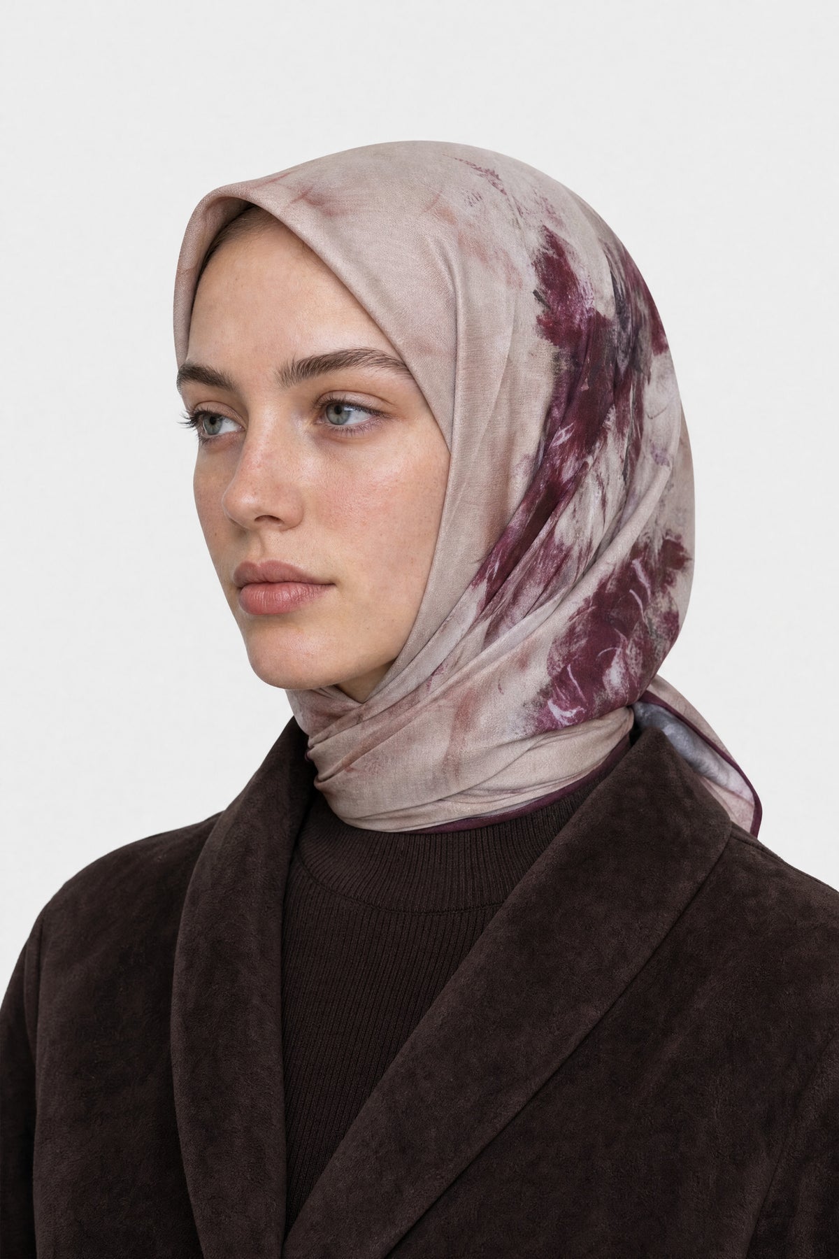 Grace Desen Organik Eşarp - Mor