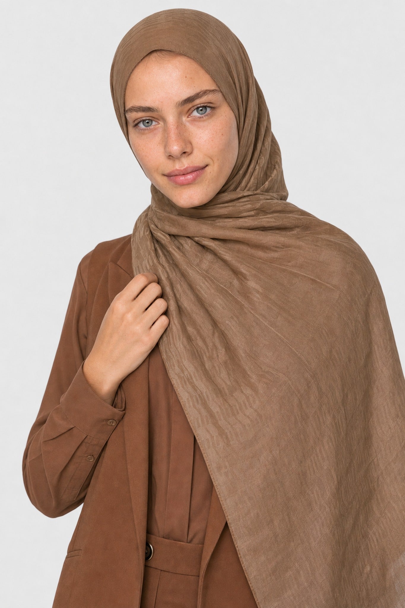 Grove Desen Ayrobin Jakar Şal