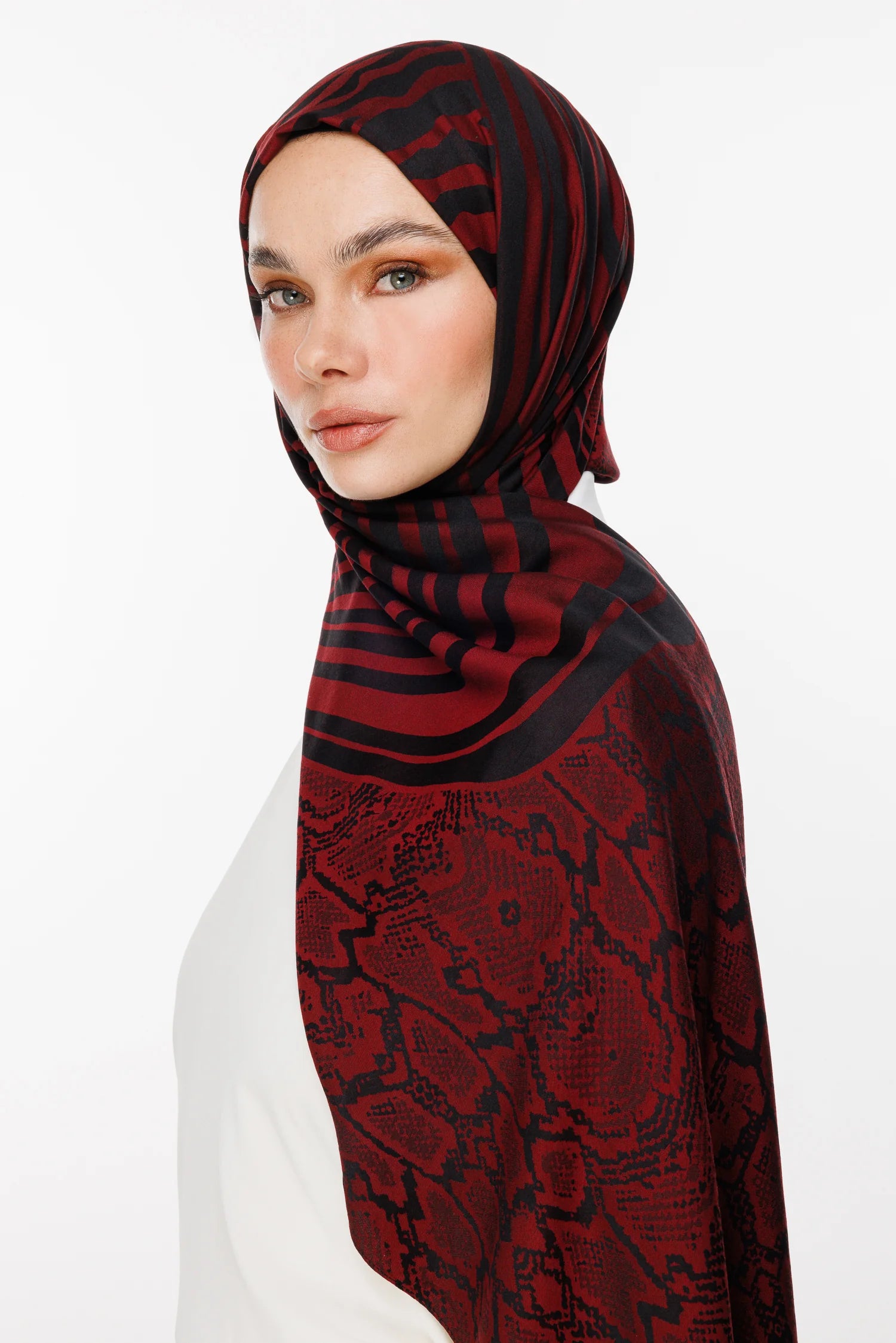 Riad Desen Çift Taraflı Şal