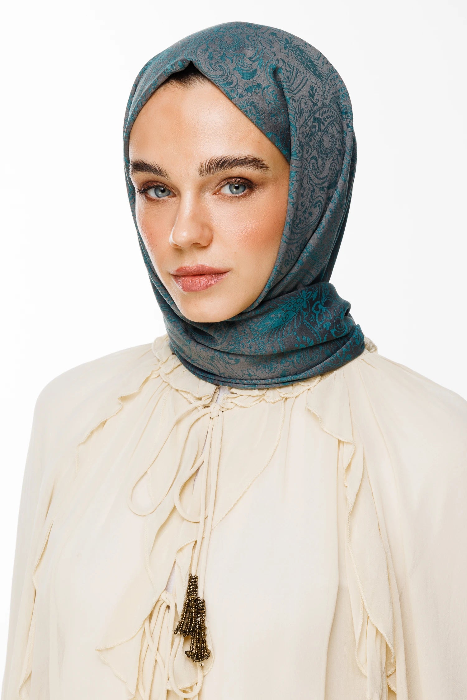 Velora Desen Çift Taraflı Şal