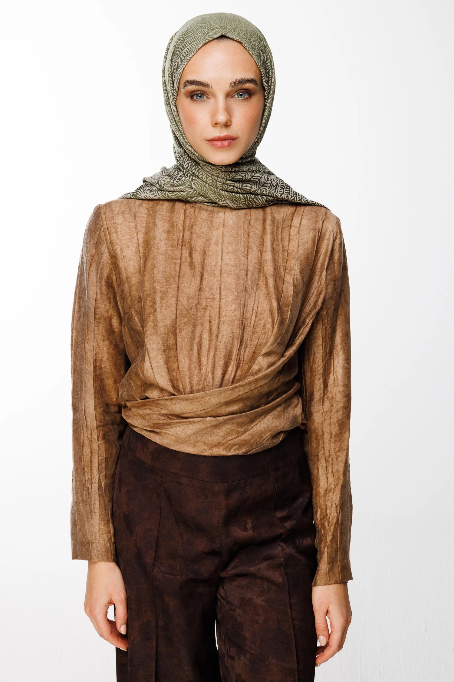 Mayra Desen Çift Taraflı Şal