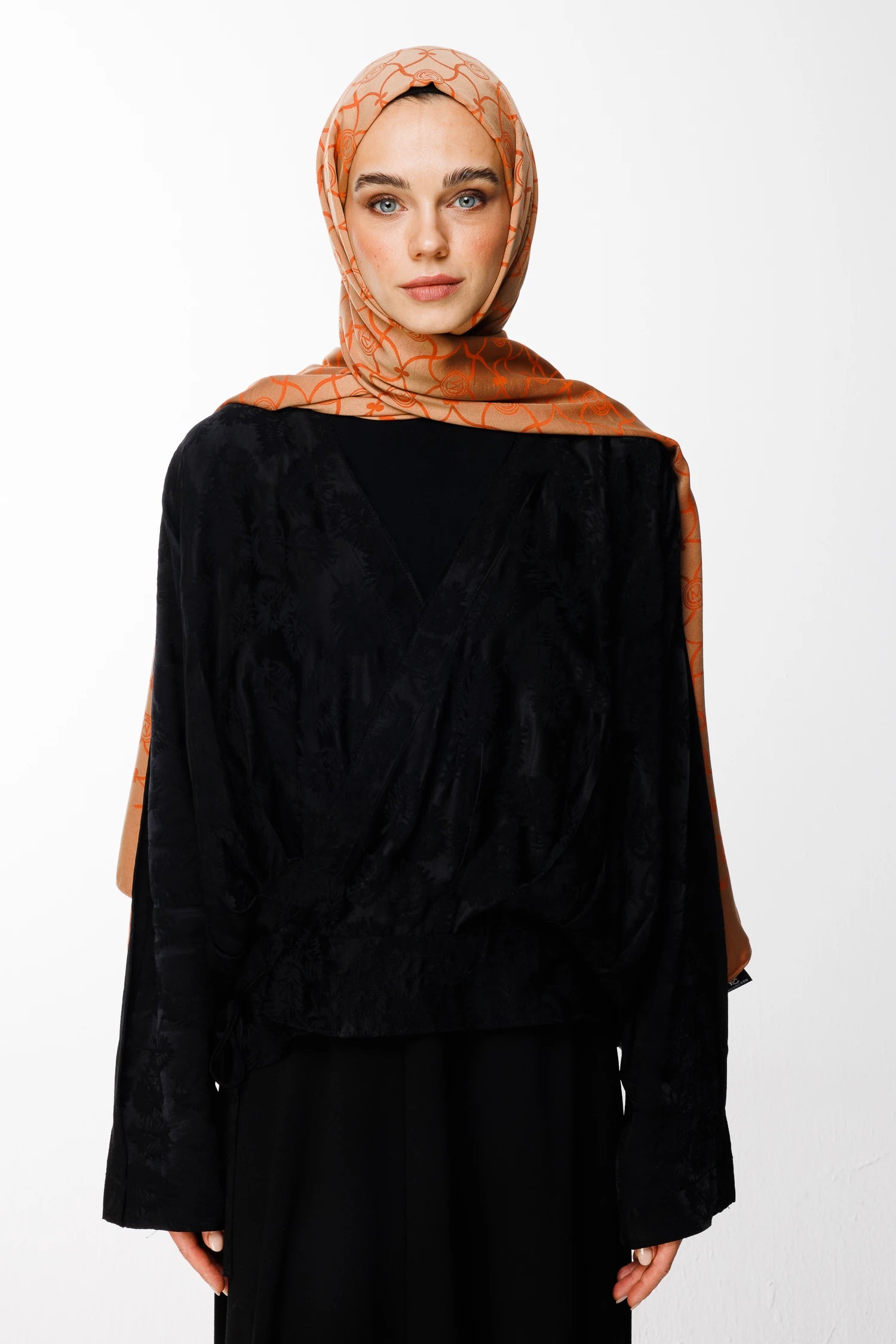 Marrakech Desen Çift Taraflı Şal