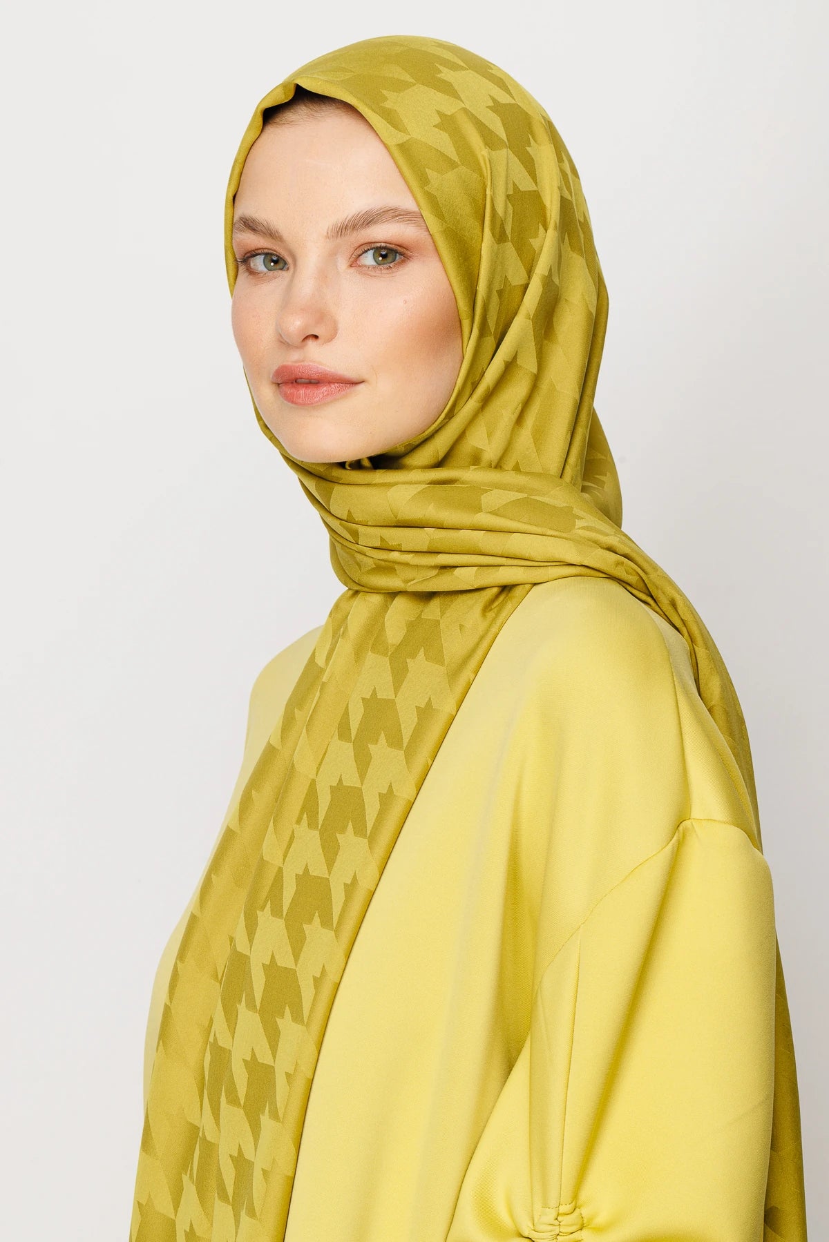 Kazayağı Desen İpeksi Jakar Şal