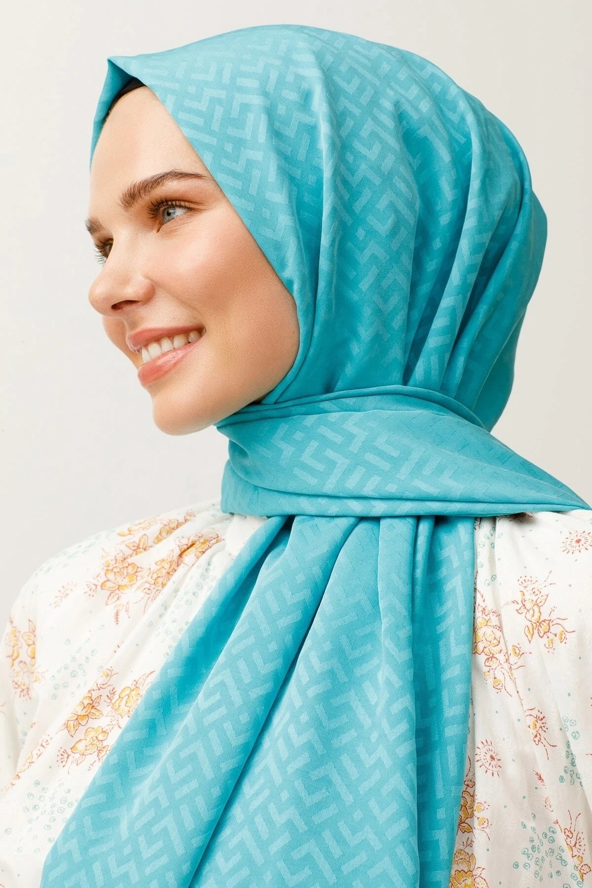 Z Desen İpeksi Jakar Şal