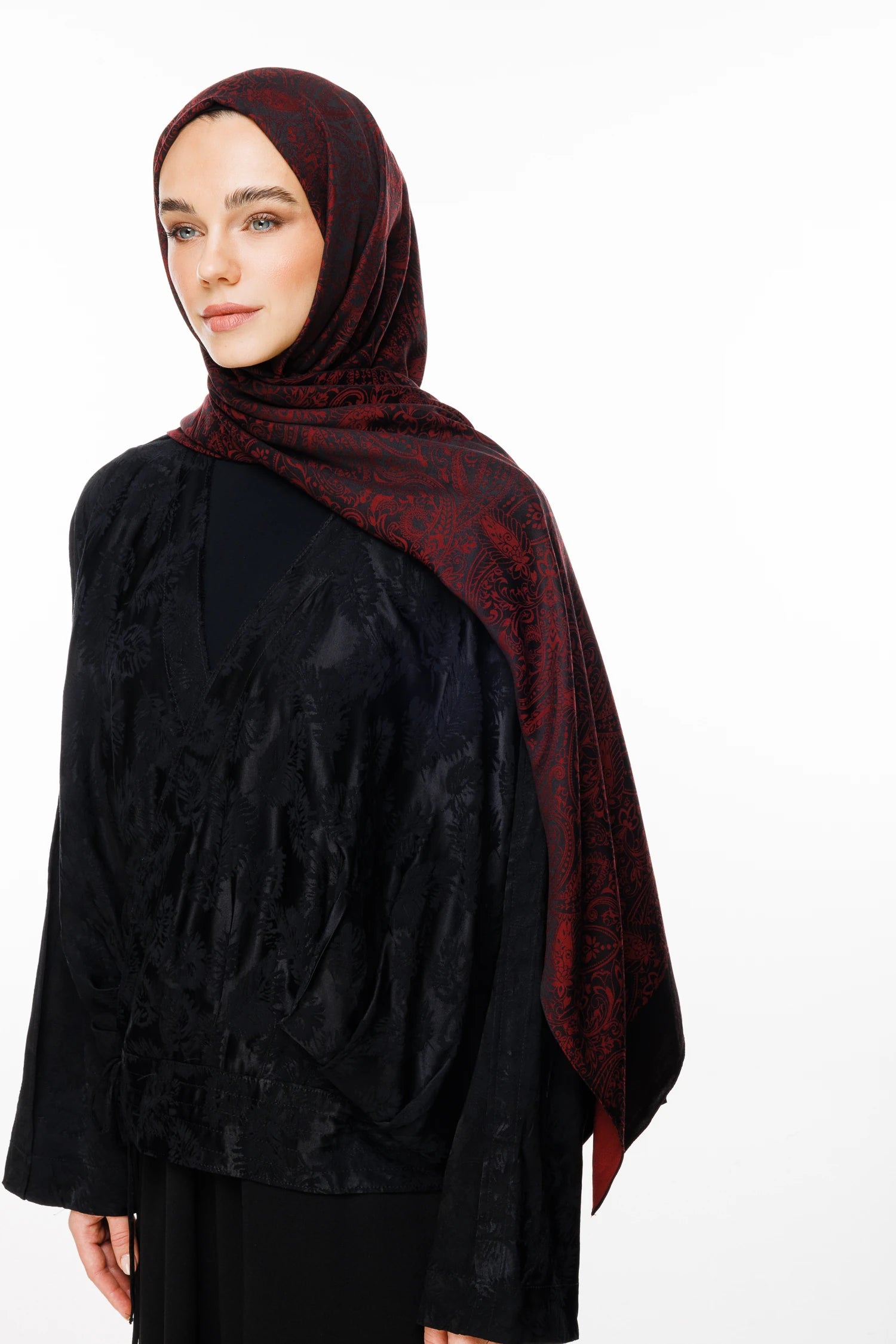 Velora Desen Çift Taraflı Şal