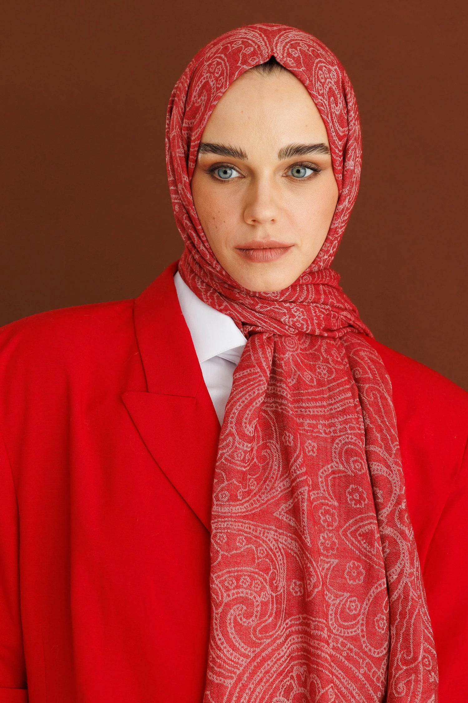 Rumi Desen Yün Kaşmir Şal