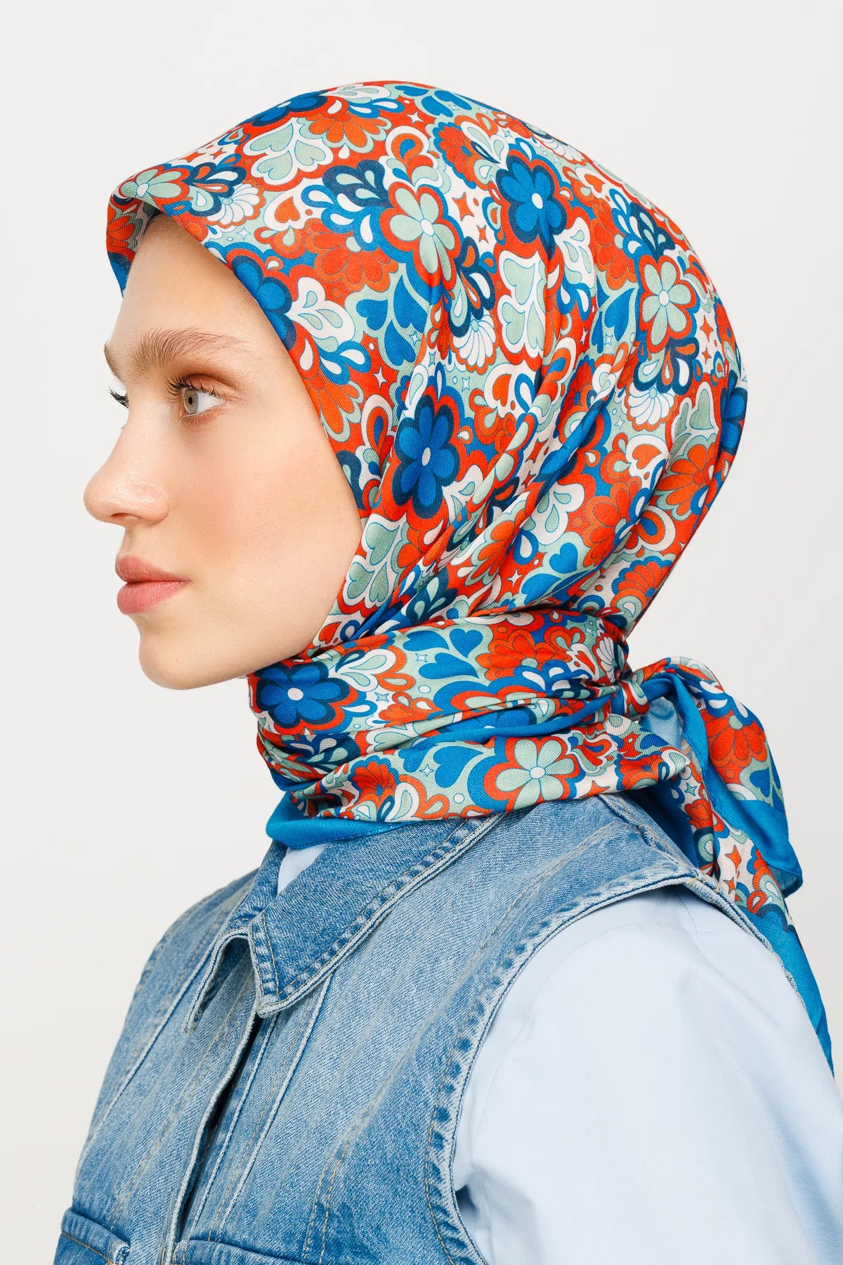 Daisy Desen Dijital Soft Eşarp