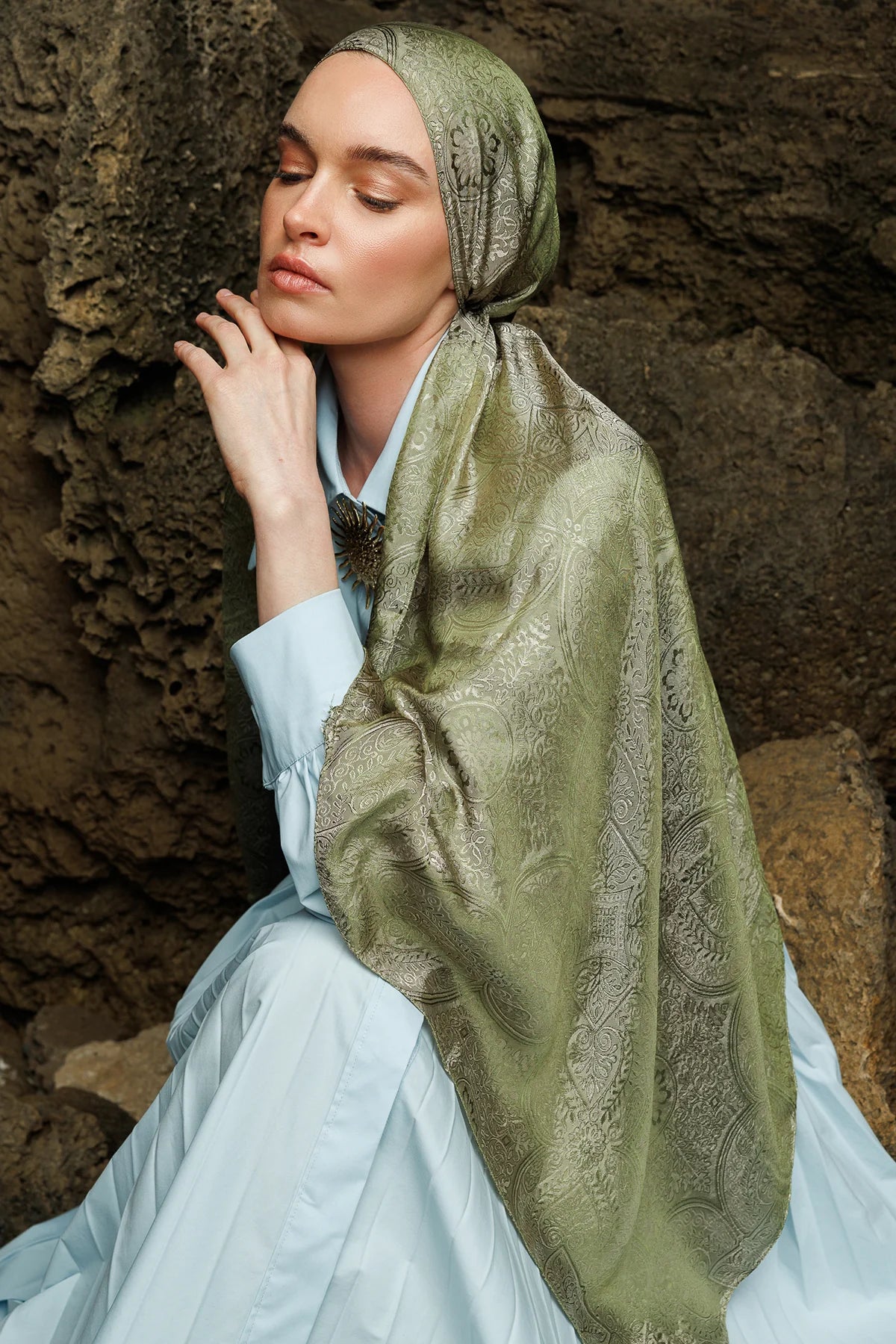 Vera Desen Shine Line Şal