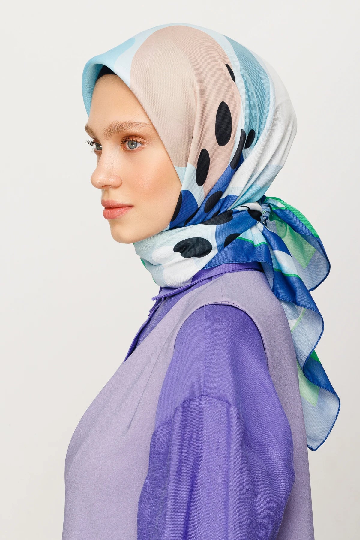 Bloom Desen Dijital Soft Eşarp