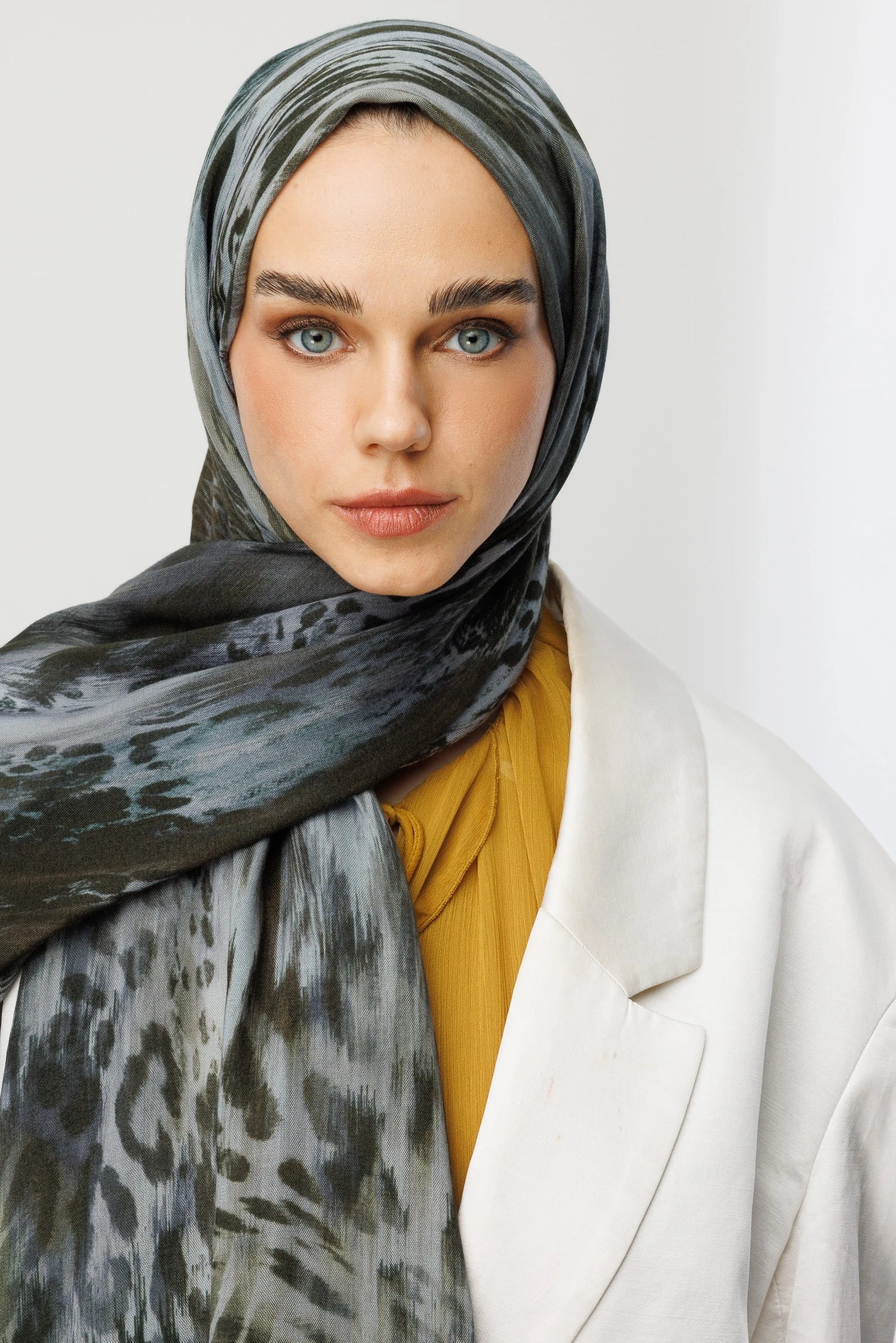 Leopar Desen Rami Şal