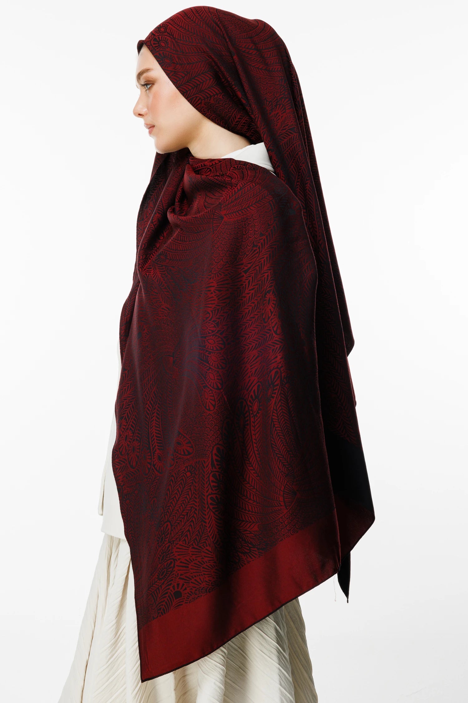 Mayra Desen Çift Taraflı Şal