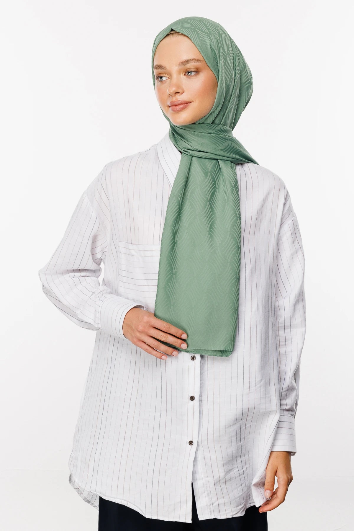 Aura Desen İpeksi Jakar Şal