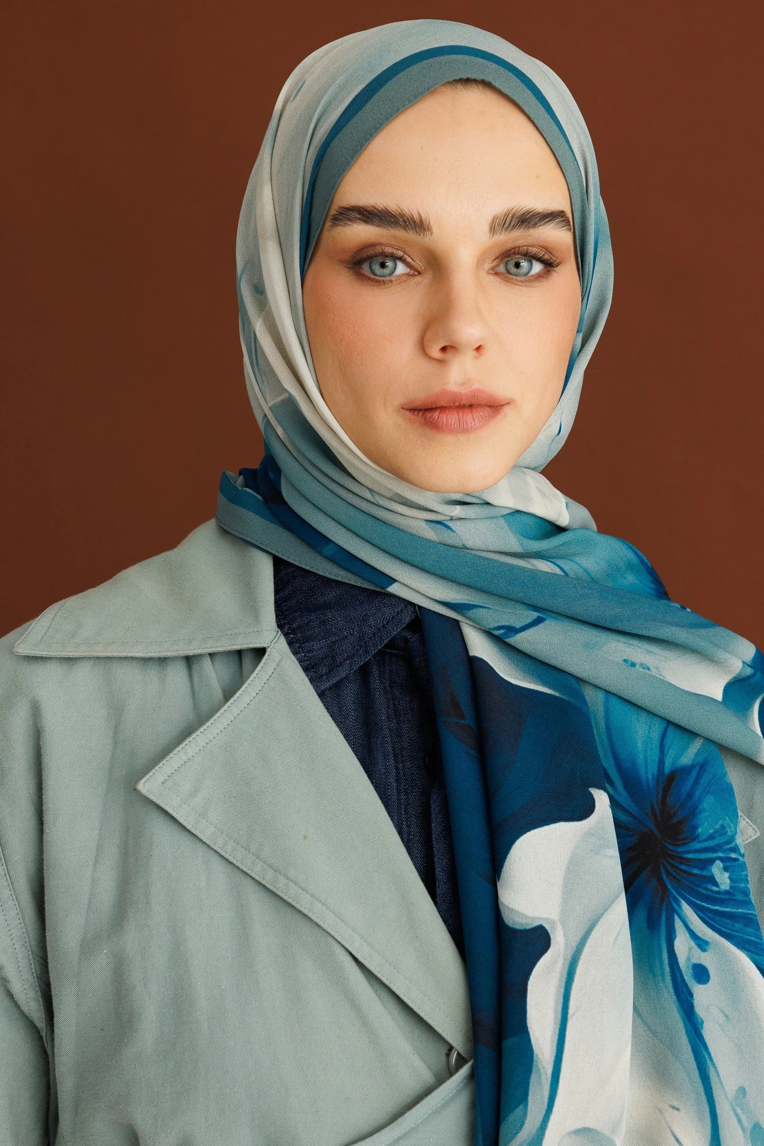 Pure Desen Hebei İpek Şal