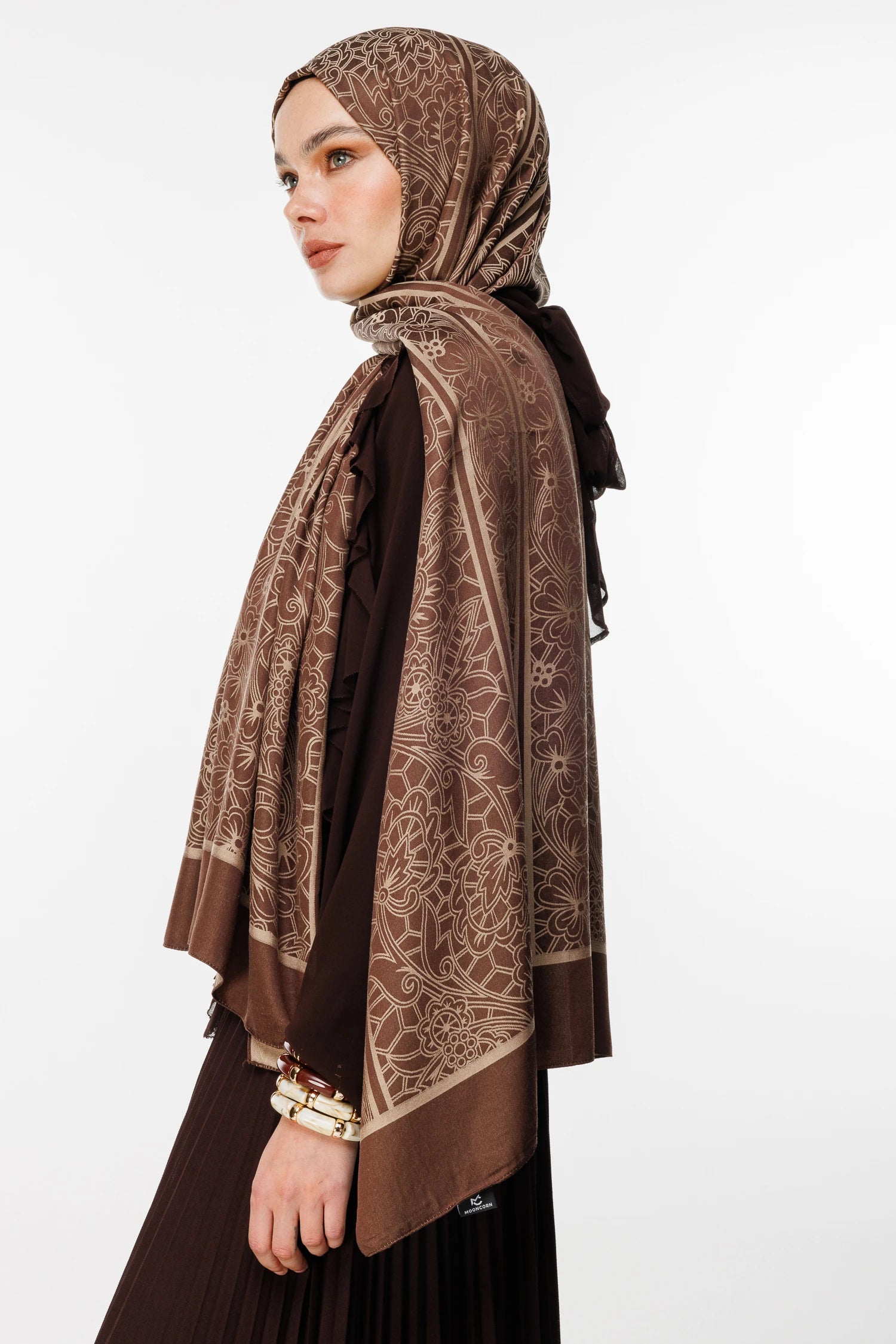 Lavin Desen Çift Taraflı Şal