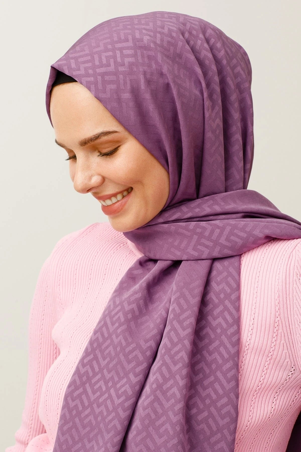 Z Desen İpeksi Jakar Şal