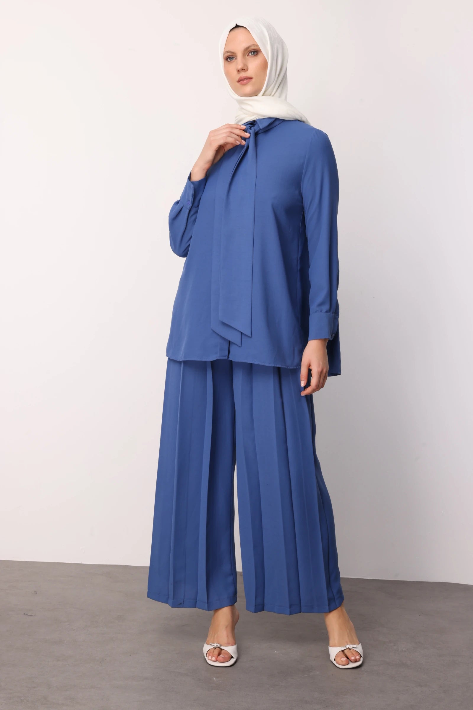 Zincir Desen Pamuk Jakar Şal