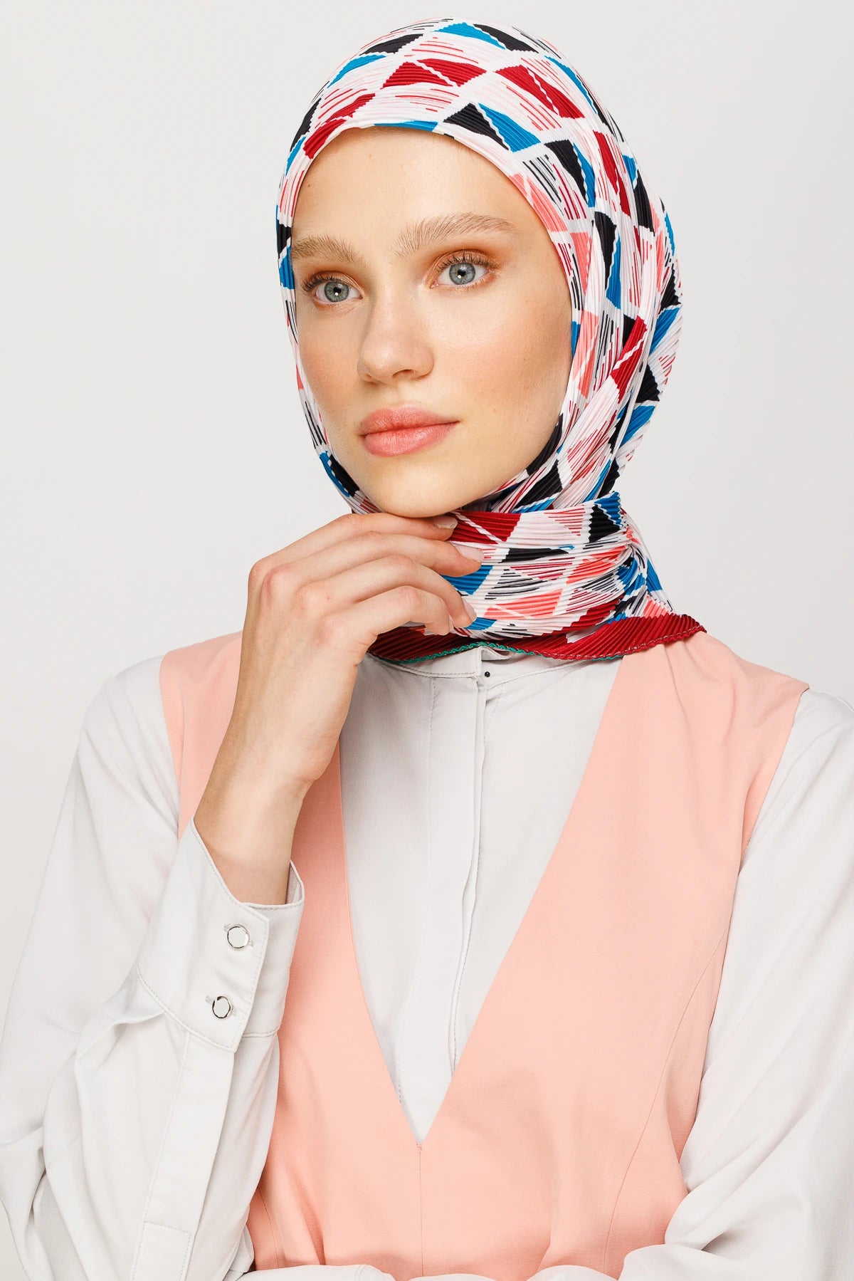 Prizma Desen Pilise Eşarp