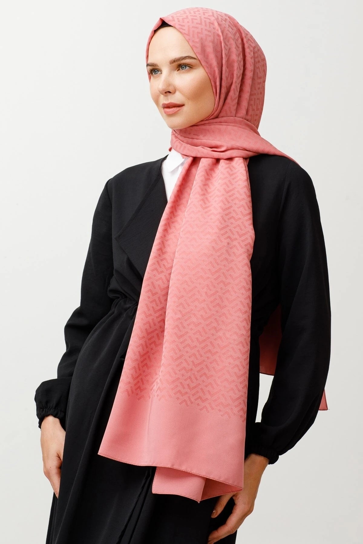 Z Desen İpeksi Jakar Şal