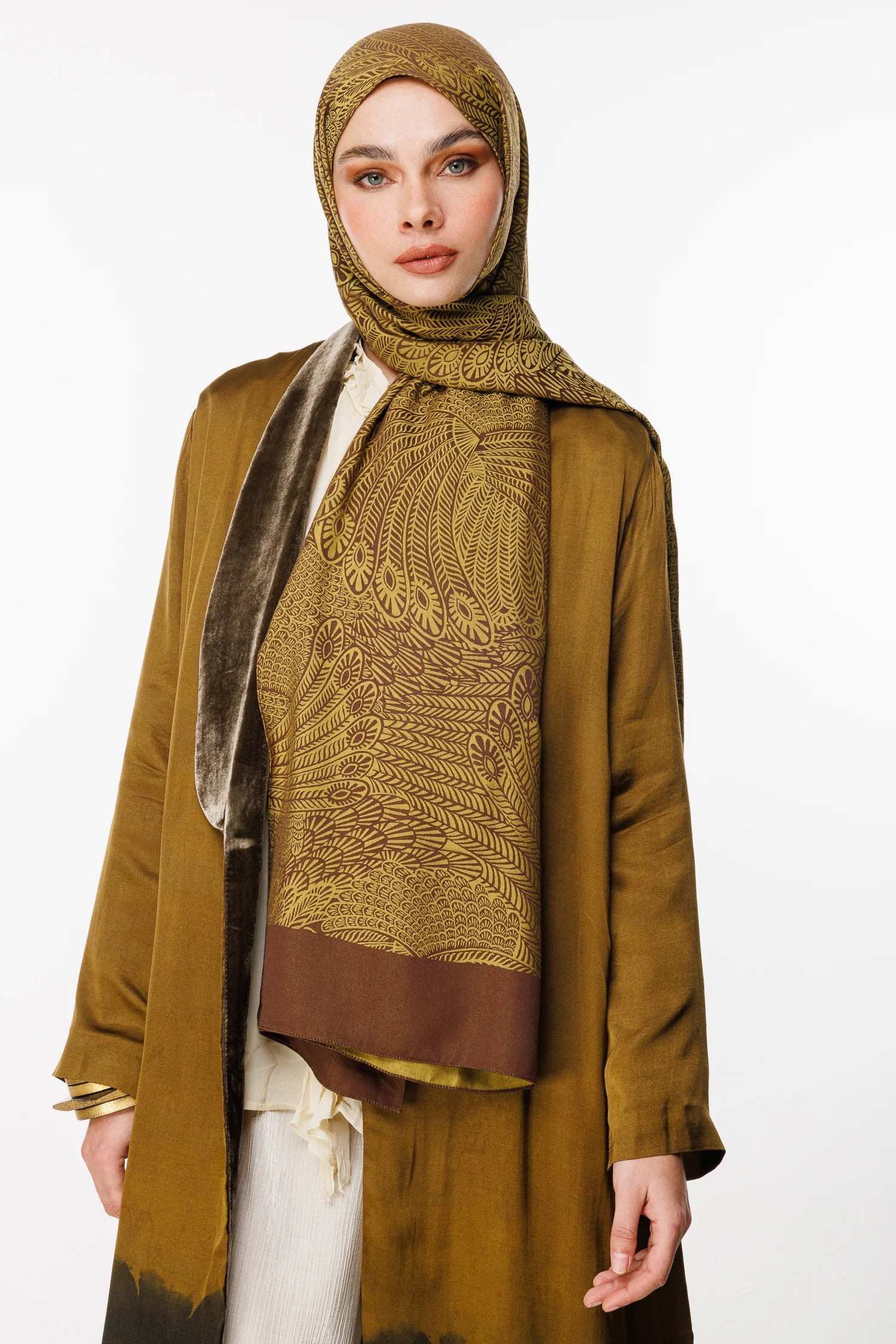 Mayra Desen Çift Taraflı Şal