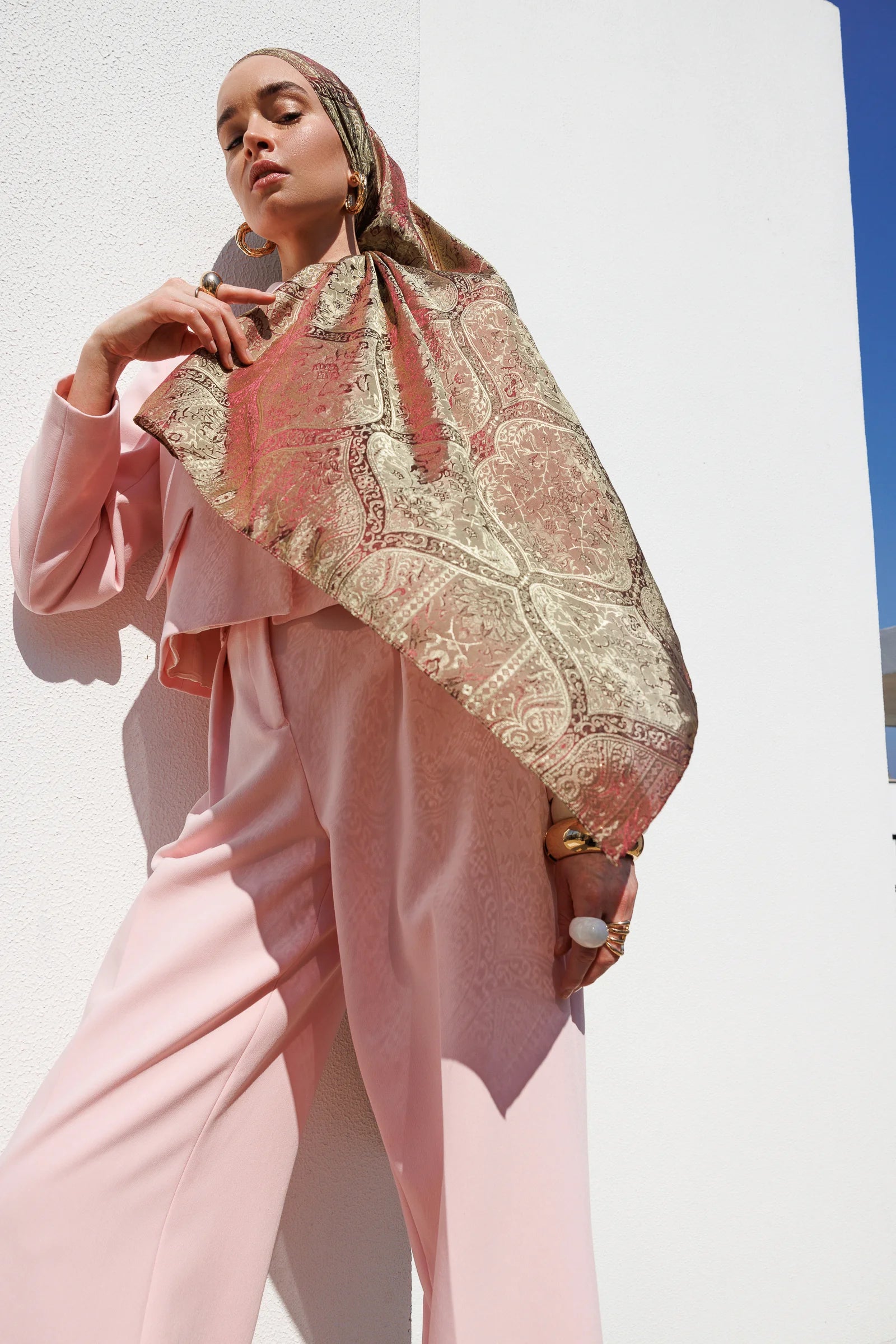 Soler Desen Shine Line Şal