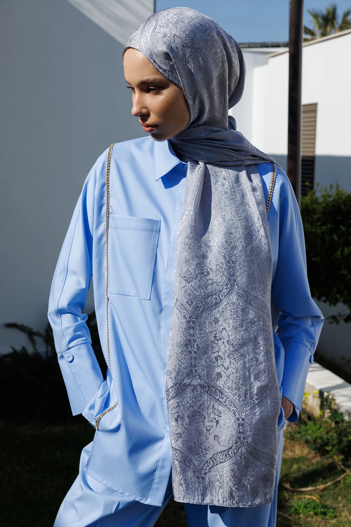 Soler Desen Shine Line Şal