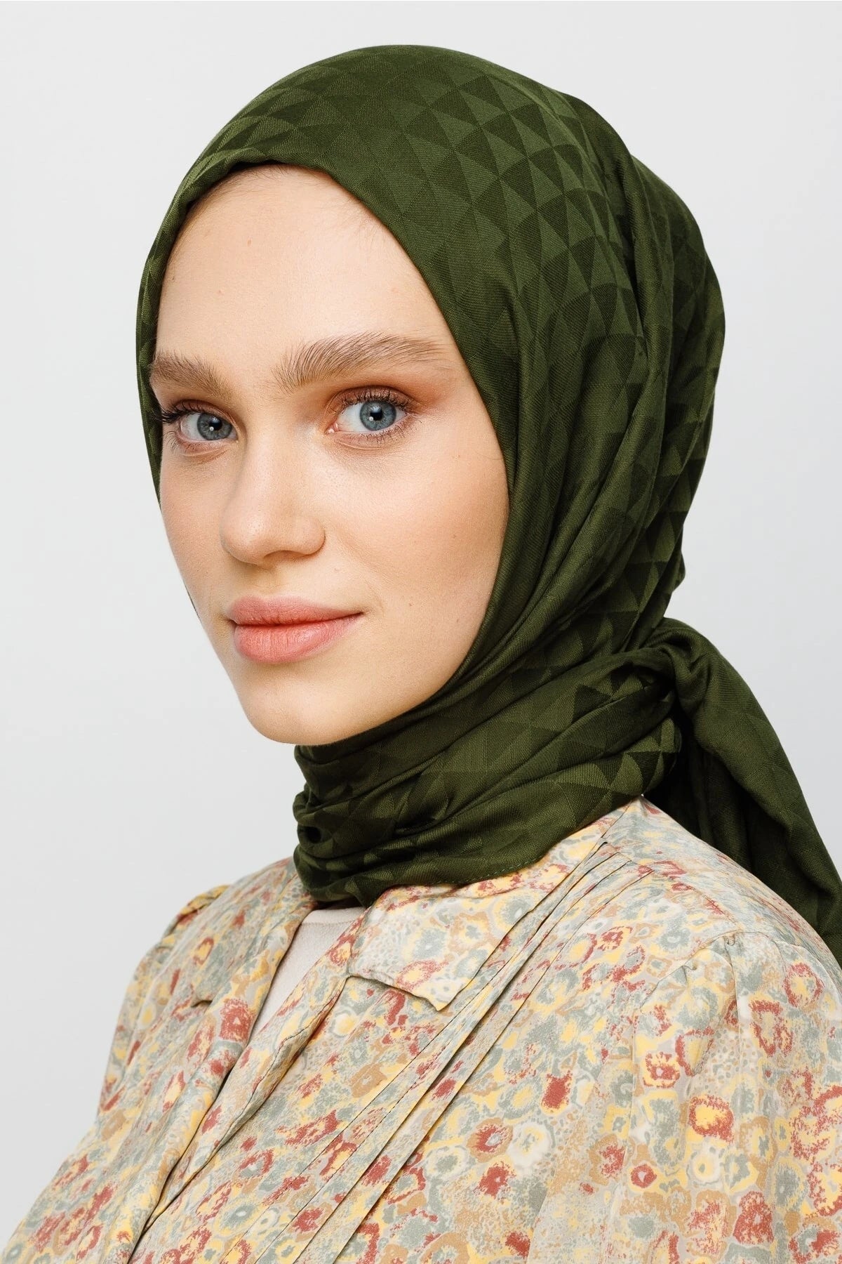 Prizma Desen Pamuk Jakar Şal