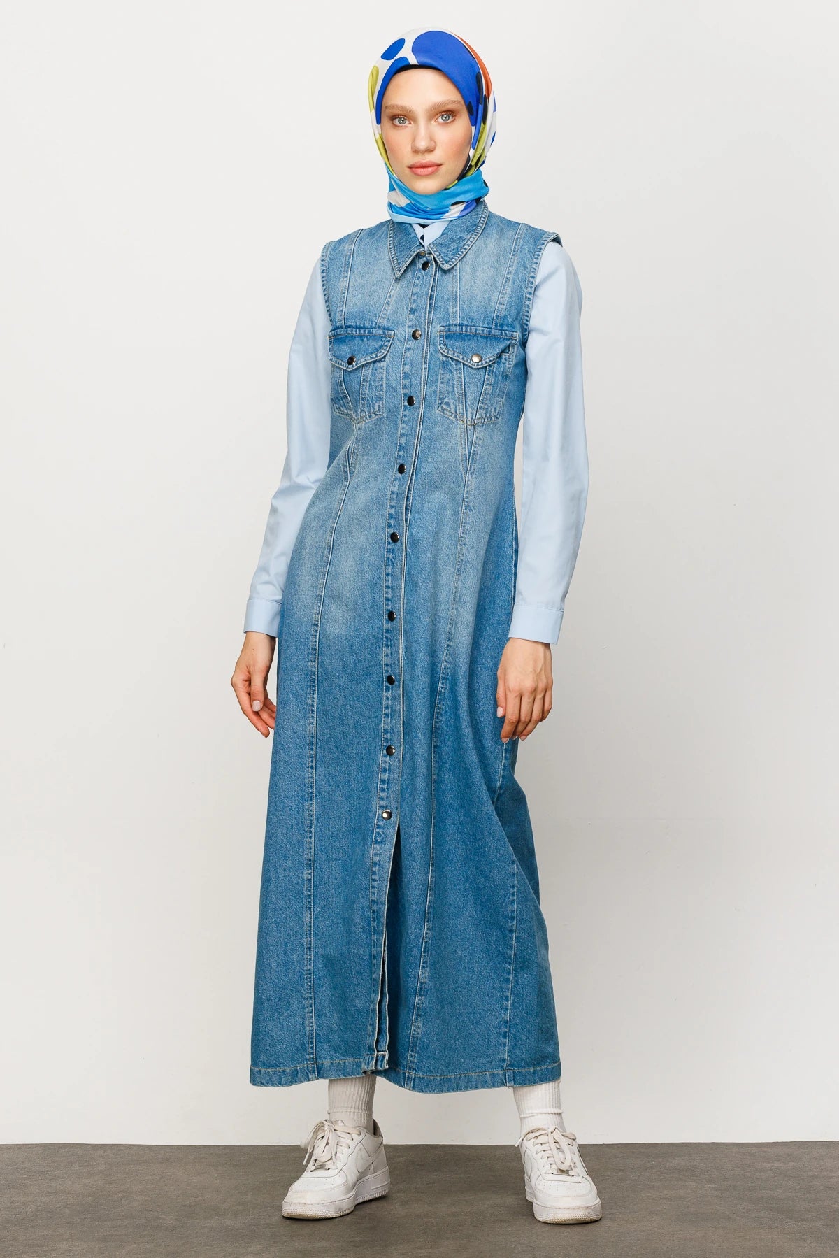 Bloom Desen Dijital Soft Eşarp