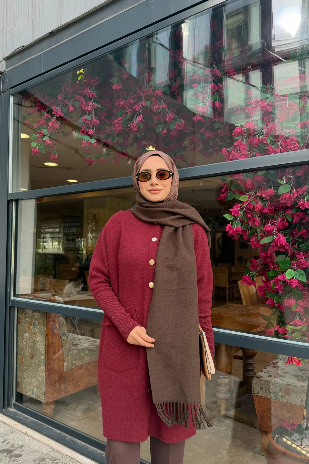 Çift Taraflı Yün Atkı