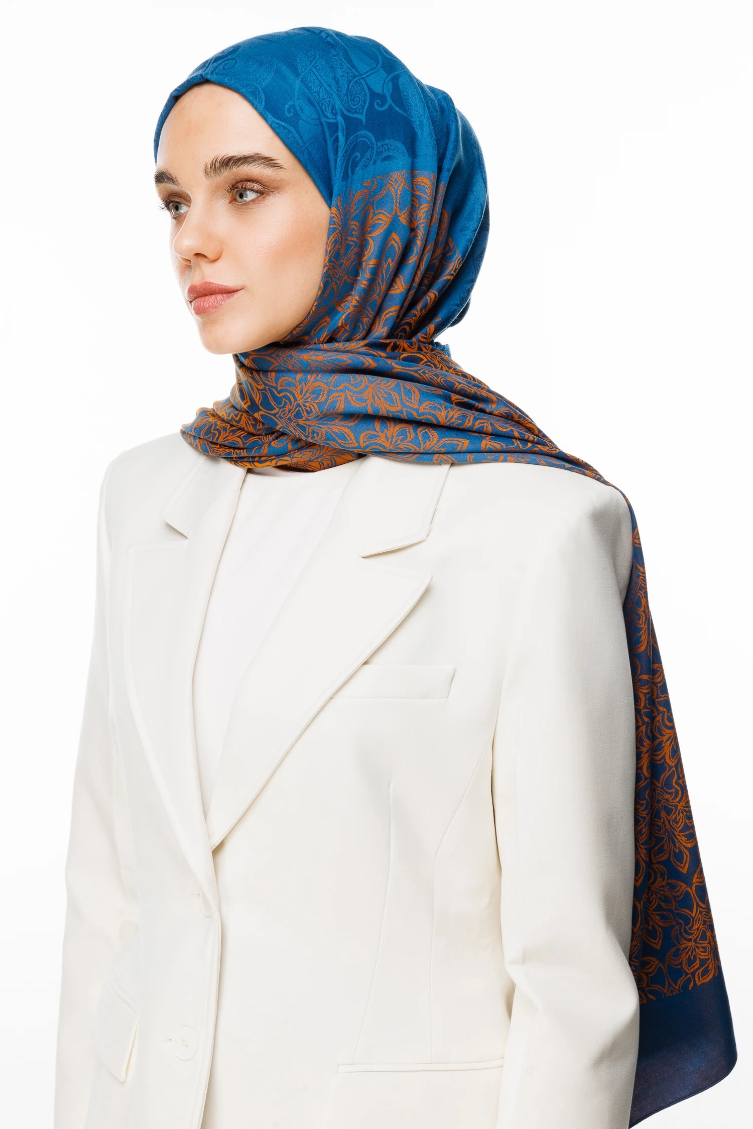 Nora Desen Çift Taraflı Şal