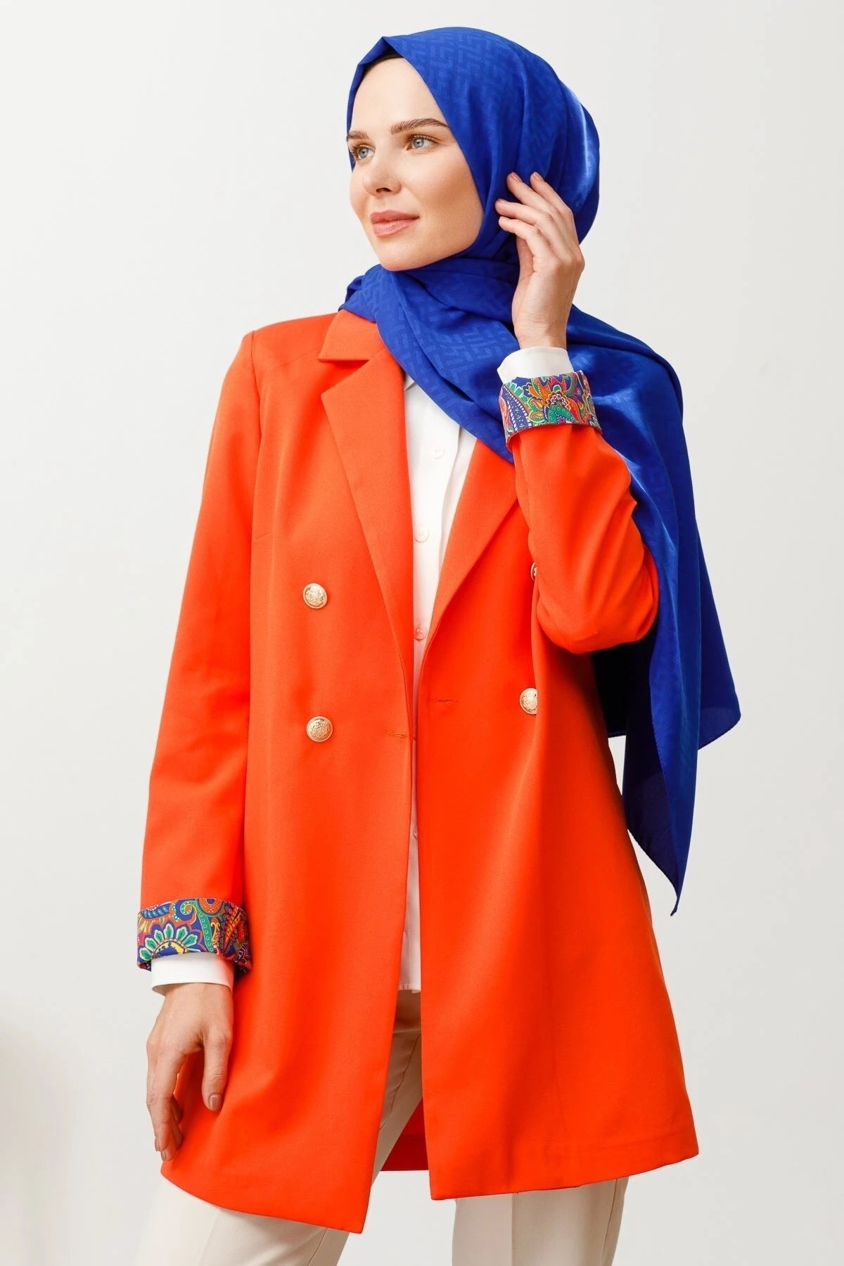 Z Desen İpeksi Jakar Şal