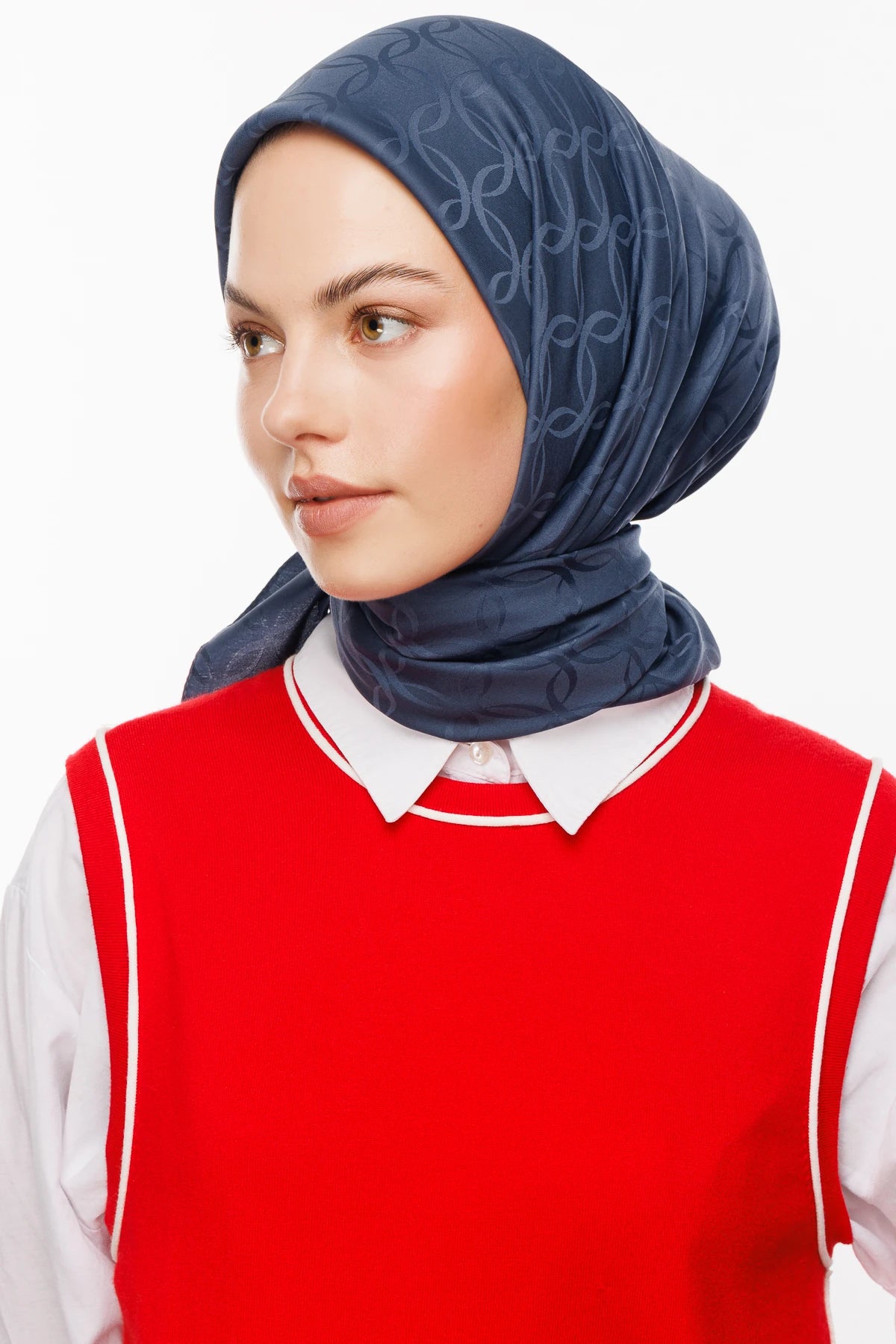 London Desen İpeksi Jakar Eşarp