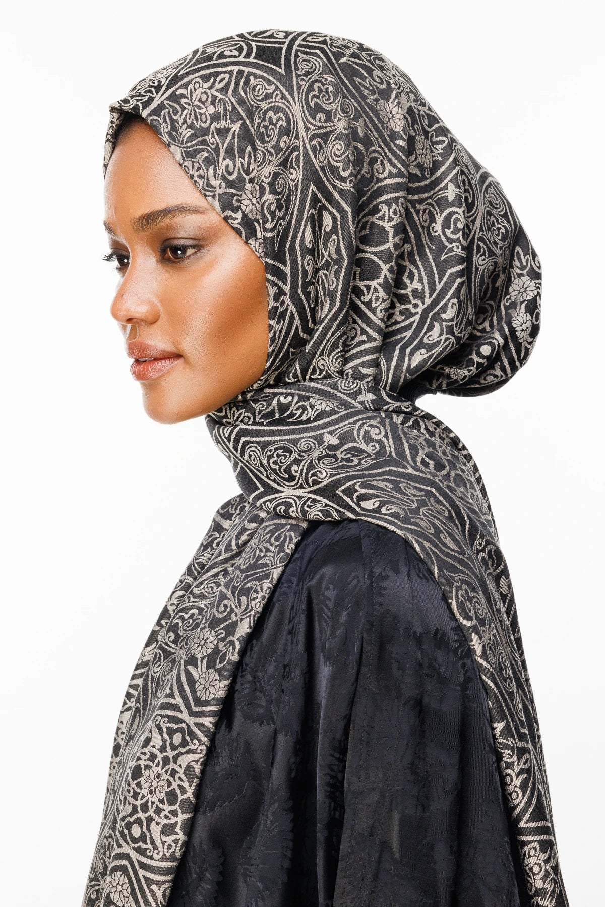 Morocco Desen Çift Taraflı Şal