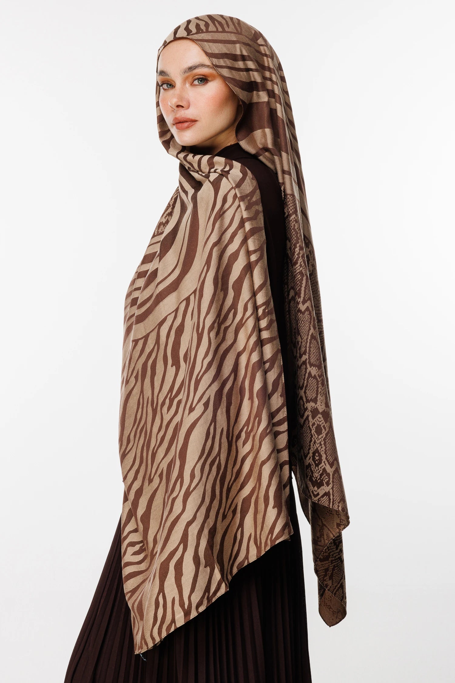 Riad Desen Çift Taraflı Şal