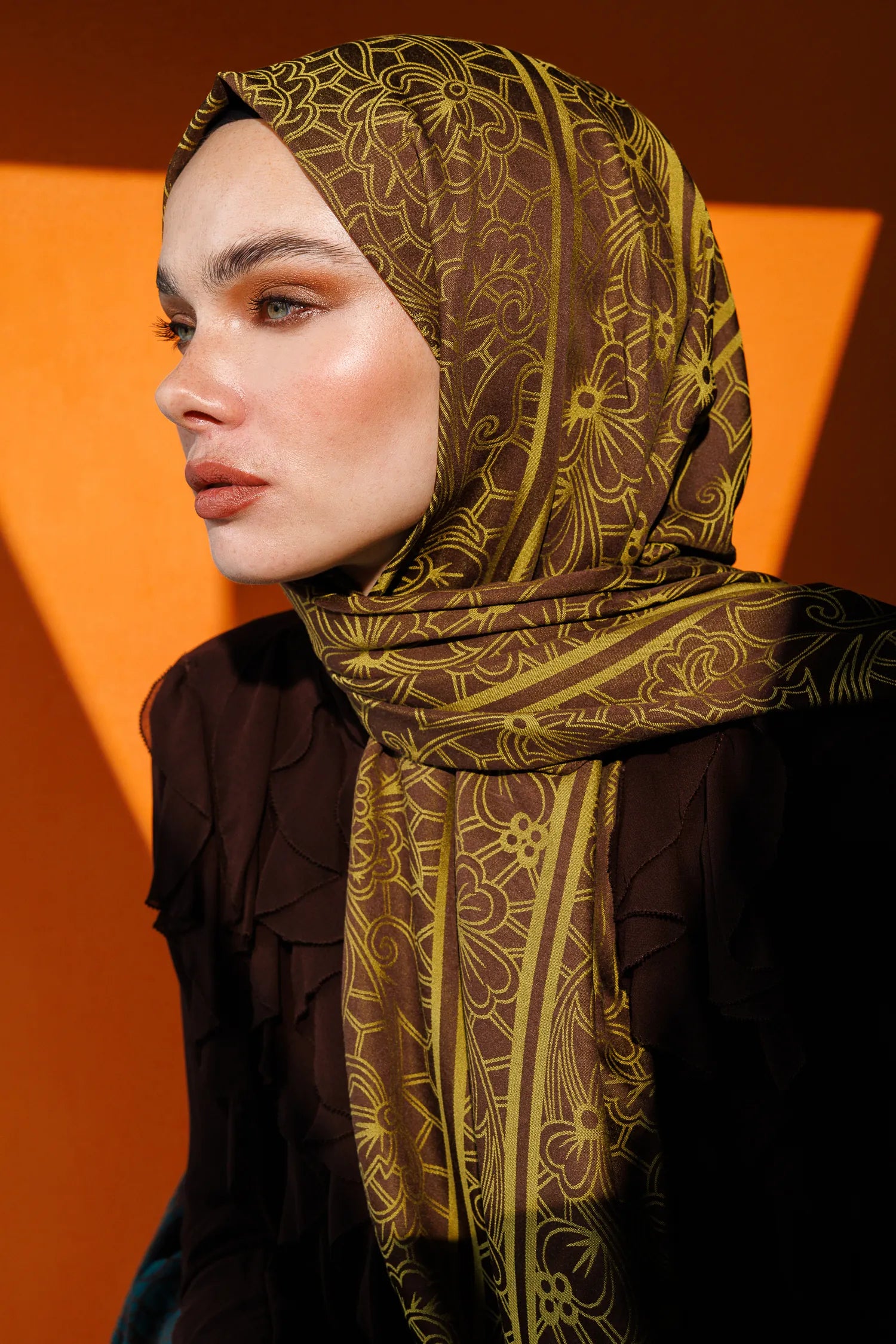 Lavin Desen Çift Taraflı Şal