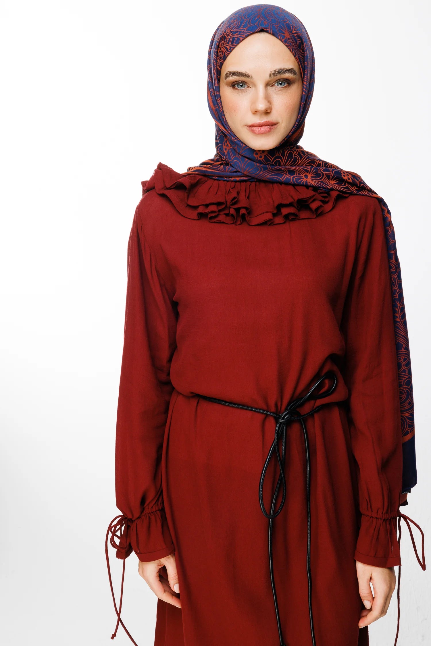 Lavin Desen Çift Taraflı Şal