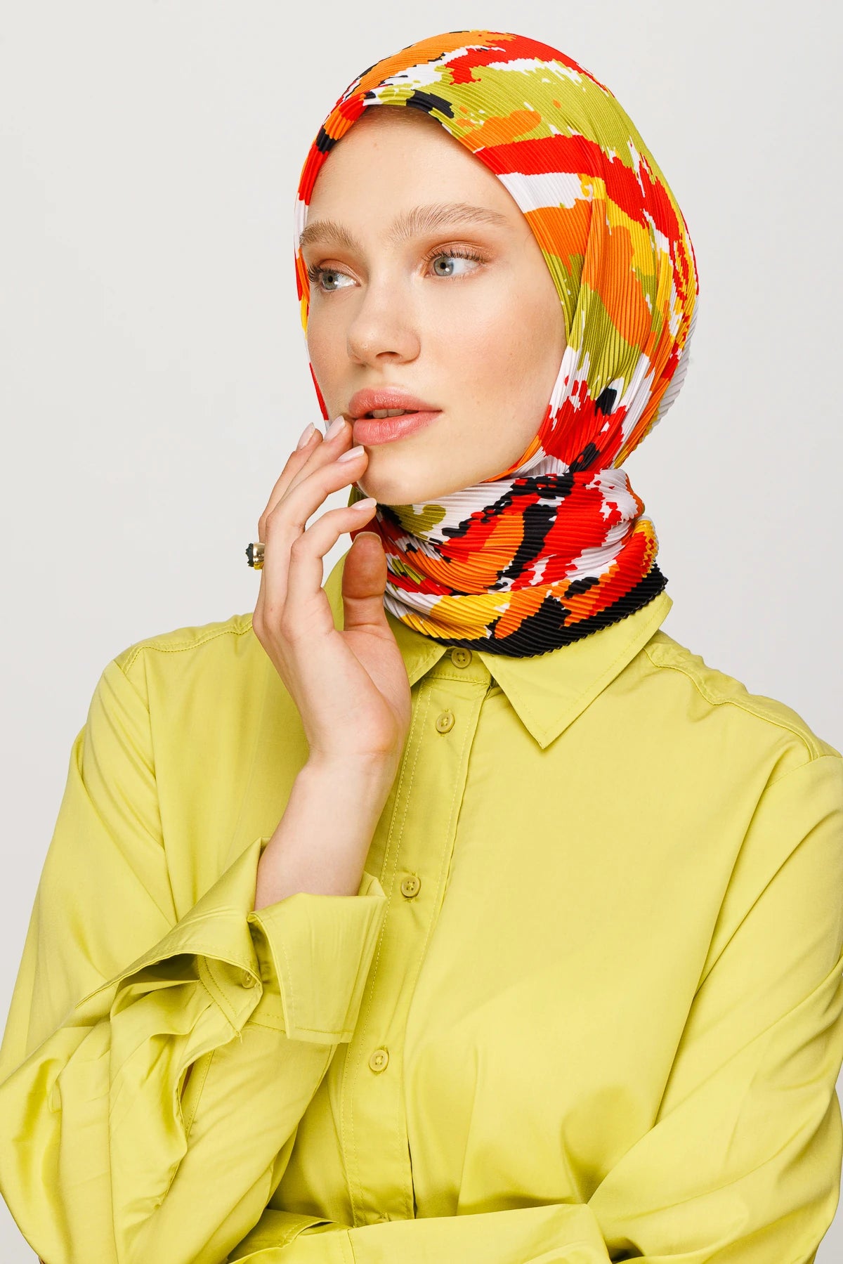 Batik Desen Pilise Eşarp