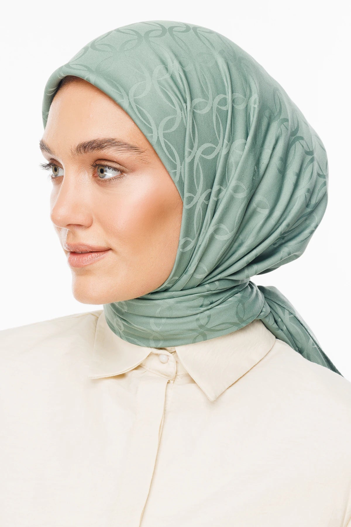 London Desen İpeksi Jakar Eşarp