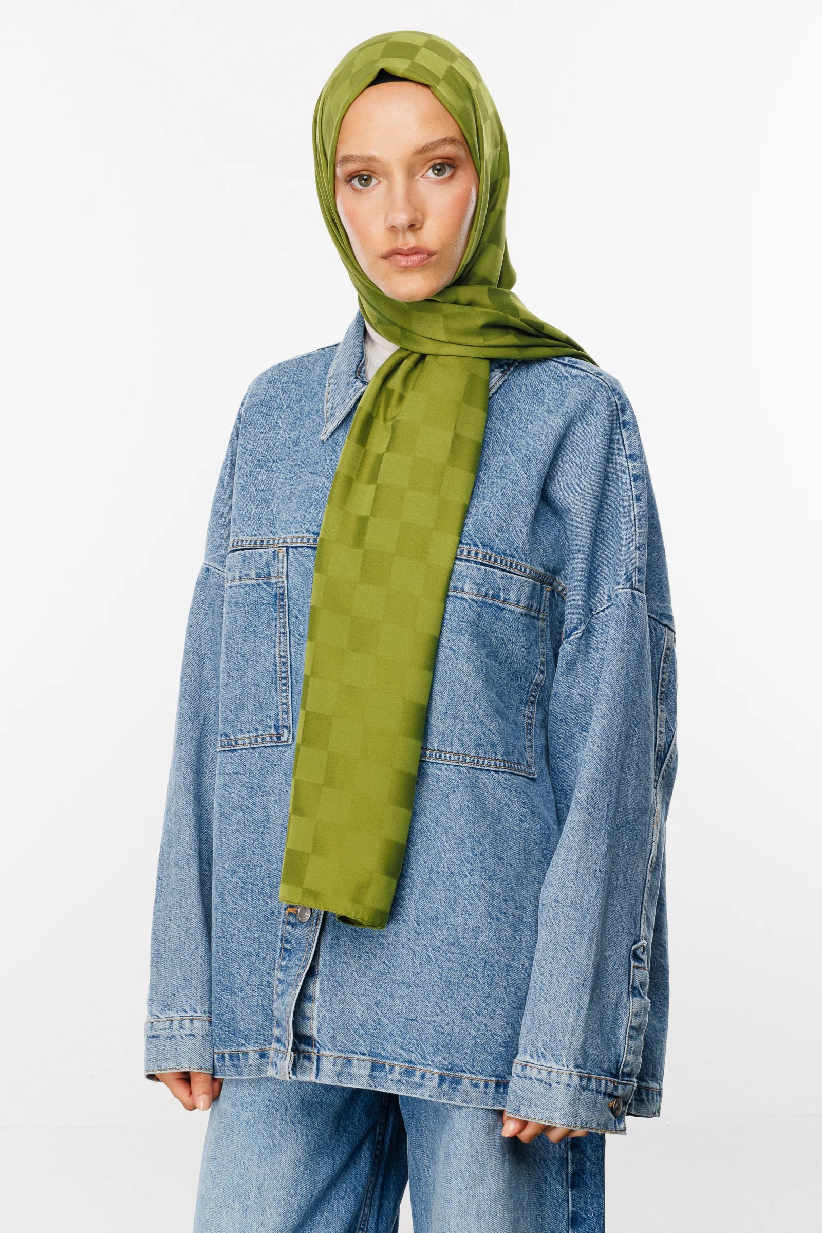 Dama Desen İpeksi Jakar Şal