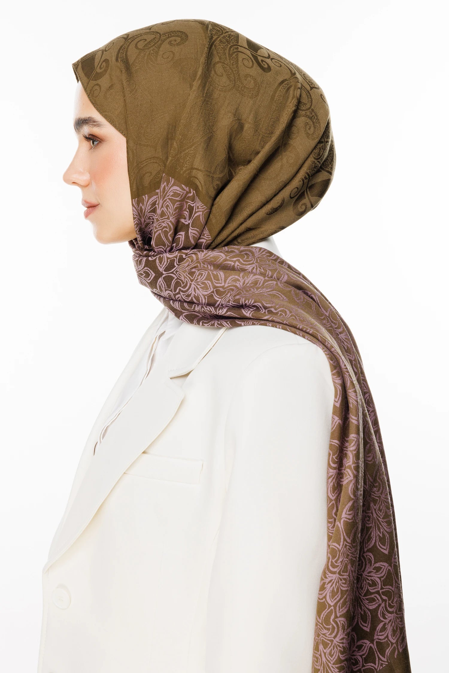 Nora Desen Çift Taraflı Şal