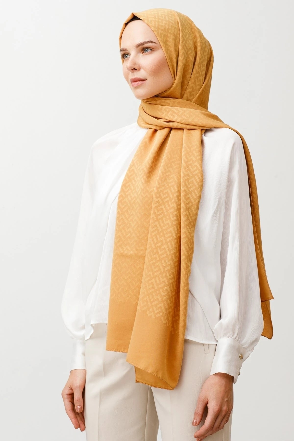 Z Desen İpeksi Jakar Şal