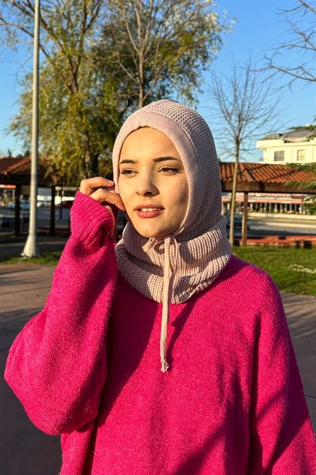 Balaclava Triko Başlık